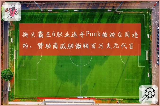 街头霸王6职业选手Punk被控合同违约，赞助商威胁撤销百万美元代言